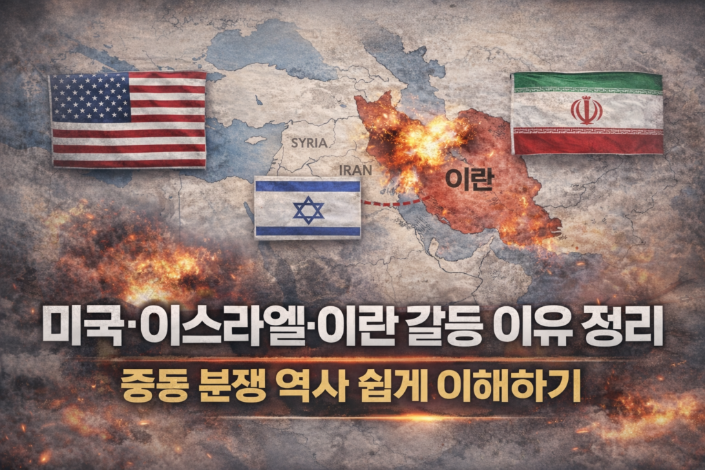 미국 이스라엘 이란 갈등중동 전쟁